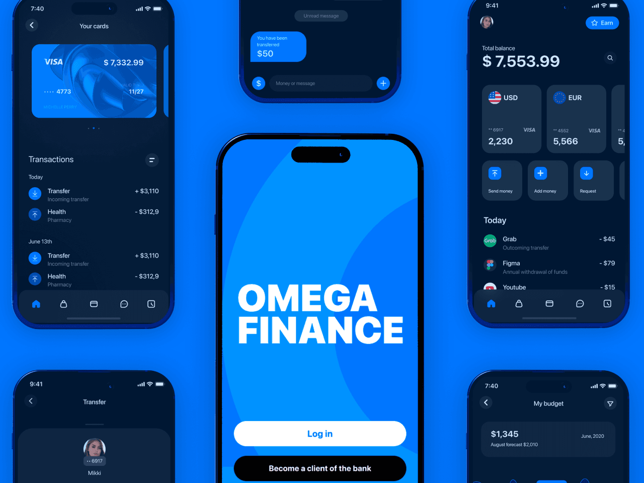 Omega Finance project preview
